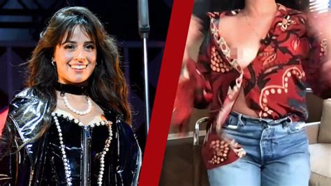 camila cabello nip|Camila Cabello accidentally flashes nipple after wardrobe。